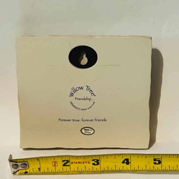 Willow Tree Figurine Demdaco spiritual Lordi wall hanging Friendship plaque 2001 - Picture 2 of 3